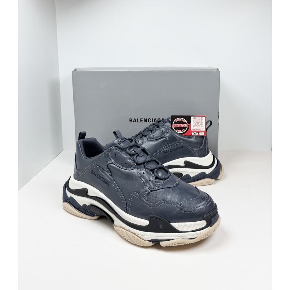 Size 46EU/13US - Balenciaga Triple S Stone Blue Sneakers💙 New/Retail $1K!